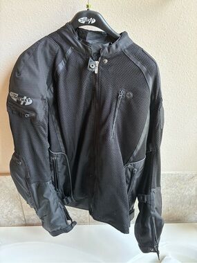 Joe Rocket Black Mesh Performance Motorcycle Jacket
